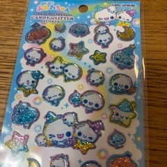【新品未使用】あわわちゃん　キャンディグリッターステッカーの画像