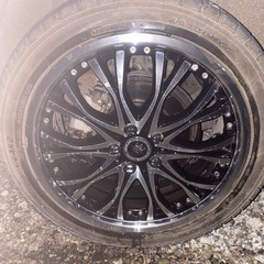 プリウス用 17インチ Weds LEONIS アルミホイール 4本の画像