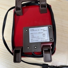 récolte ホットサンドメーカー 赤の画像