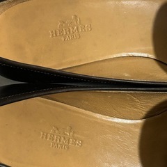 HERMES（エルメス）のレザーパンプス　ヒールローファー　36 23cmの画像