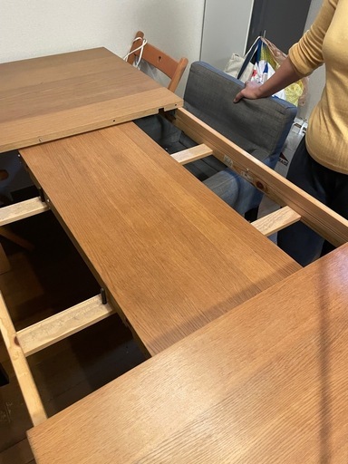 IKEAダイニングテーブル＆椅子8脚