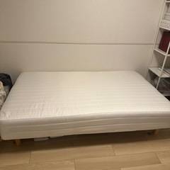 無印　セミダブルベットの画像