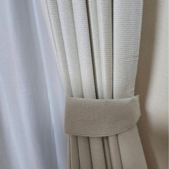 美品☆カーテン レースセットの画像