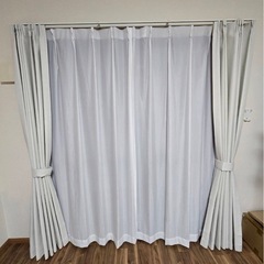 美品☆カーテン レースセットの画像