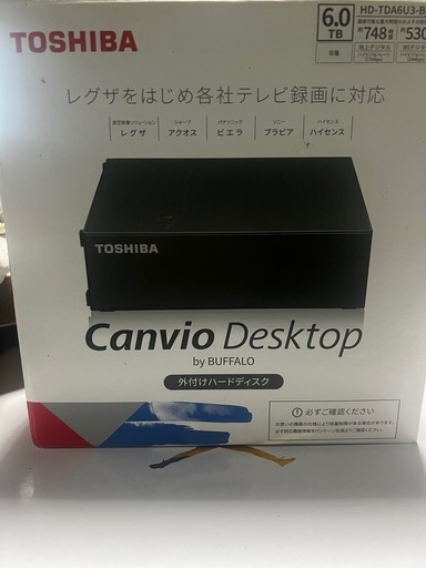 東芝　外付けハードディスク6TB