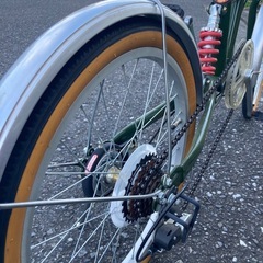 自転車折りたたみの画像