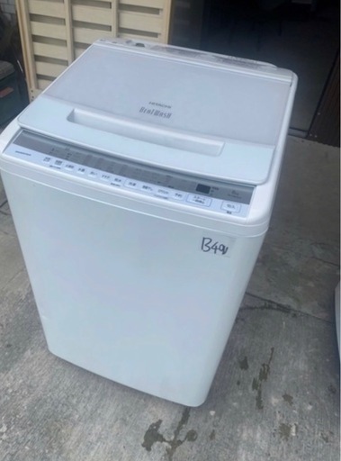 NO B491?福岡市内配送設置無料✨?日立ビートウォッシュ8kg BW-V80FE8形 2021年