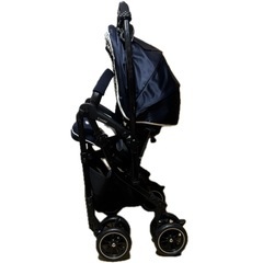 Combi ベビーカー メチャカル オート4キャス エッグショック ネイビーの画像