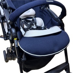 Combi ベビーカー メチャカル オート4キャス エッグショック ネイビーの画像