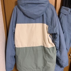 スノーボードウェア 上下セット　Kiss mark 上XL 下Sの画像