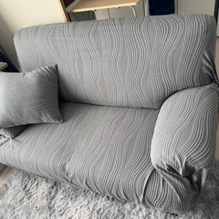 超美品  ２人掛けソファ 引き取り限定の画像