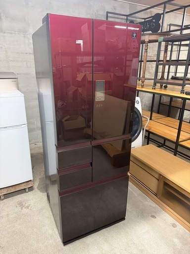 SHARP SJ-GA50E-R 大型冷蔵庫 502L レッド