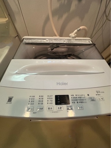 ハイアール　全自動洗濯機 4.5kg 2023年製