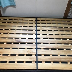 【ジャンク品】ダブルベッドフレーム0円の画像