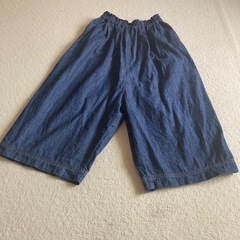 r.p.s デニムガウチョパンツ、エスニックパンツの画像