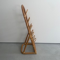 ラタン アーチ型スリッパラックの画像