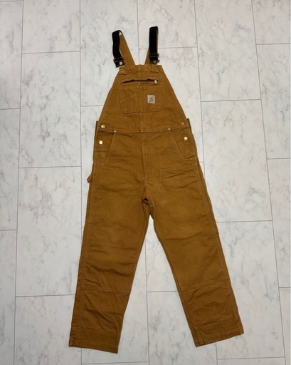 Maid in Maid in USA/Carhartt ブラウン オーバーオール