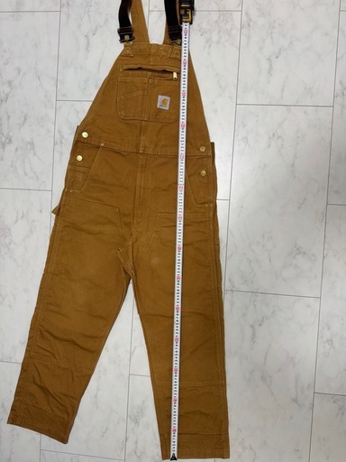 Maid in Maid in USA/Carhartt ブラウン オーバーオール