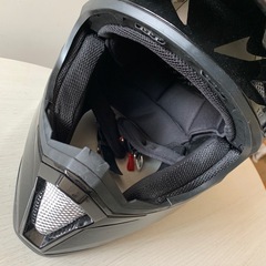 オフロードヘルメット ブラック の画像