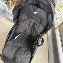 値下げしました！二人乗りベビーカー  レインカバー付きの画像