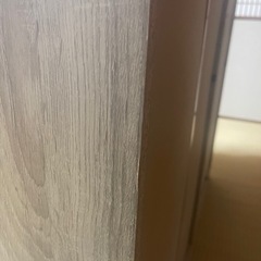 【美品】LOWYA 大容量収納キャビネット（120cm）ナチュラル 木目の画像