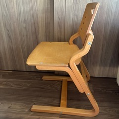 堀田木工所　HOTTAWOODY アクタス　木製 椅子　学習机用椅子の画像