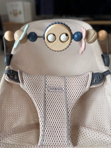 美
品⭐︎ベビージョルンバウンサー、メッシュピンク