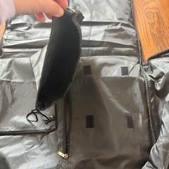未使用品 ブラック ガーメントバッグの画像