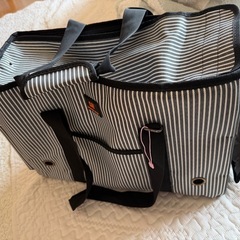 布製ペットキャリーバック　ほぼ未使用 の画像