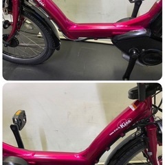 1年保証　送料無料　ヤマハ　パスキッス　20インチ　3人乗り 8ah 電動アシスト自転車 g331の画像