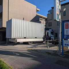 【新品・未使用品】トレーラーハウス　20ft　シャーシ+コンテナハウス　DIY自由建築セットの画像