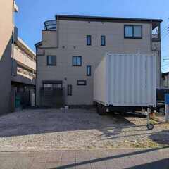 【新品・未使用品】トレーラーハウス　20ft　シャーシ+コンテナハウス　DIY自由建築セットの画像