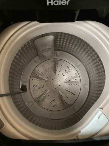 ハイアール Haier 全自動電気洗濯機　洗濯機　5.5kg JW-XP2C55F シルバー　2023年製 一人暮らし
