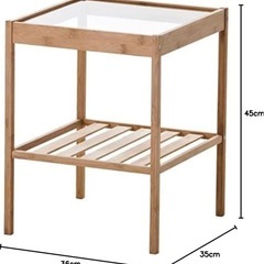 IKEA サイドテーブル（無料・引き取り限定）の画像