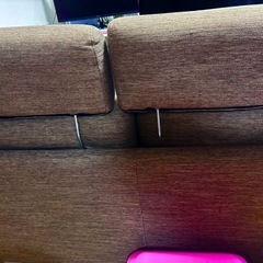 ニトリ2人用3人用ソフ ア（ブラウン）の画像