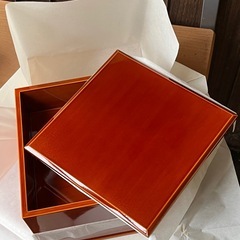 春慶塗り重箱の画像