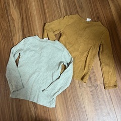 H&M オーガニックコットン Tシャツ 2枚セット 98cmの画像