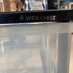 美原店　衣装ケース　収納ケース　アイリスオーヤマ　ワイドチェストの画像