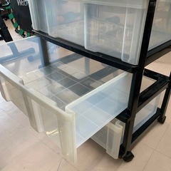 美原店　衣装ケース　収納ケース　アイリスオーヤマ　ワイドチェストの画像