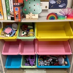 ご相談中☆無料☆おもちゃ収納ラックの画像