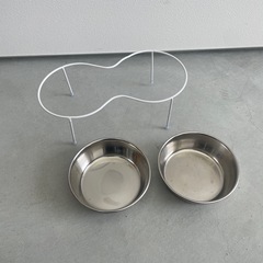 【美品】ダブルペットボウルとブラシセットの画像