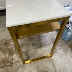 大理石コンソールテーブル サロンテーブル  マーブル 大理石の画像