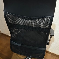 【美品】メッシュオフィスチェア／キャスター付き／在宅ワークに◎ の画像