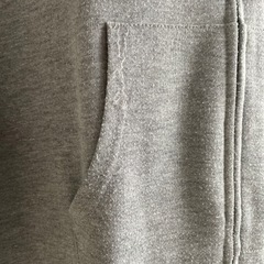 【訳あり】ロング丈パーカー　グレーの画像