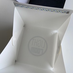 折りたたみ式 撮影ボックス LIGHT ROOM / 白黒背景シート付き / 小物撮影に最適の画像