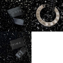 【極美品】ANTEPRIMA アンテプリマ スクエア ワイヤーバッグ ハンドバッグ エナメルブラックの画像