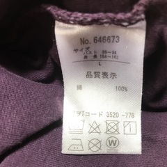 プリントTシャツLの画像