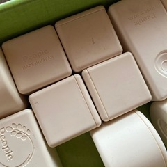 お米とお茶のつみき　ピープル　部品欠品ありの画像