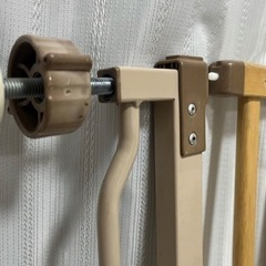 【無料】リッチェル  木製ベビーゲートの画像