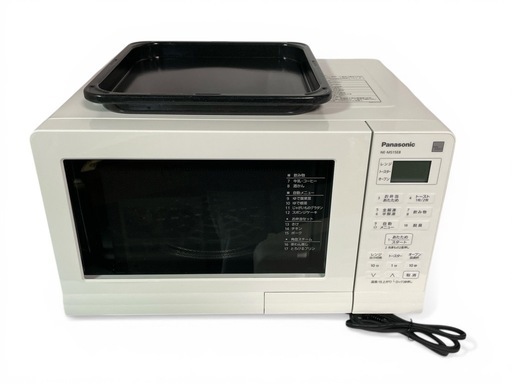4/11 販売済み　天) 577.パナソニック オーブンレンジ NE-MS15E8-KW 2021年製 角皿あり